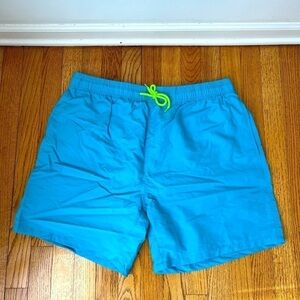 Men’s Light Blue Swim Trunks Size 4 XL